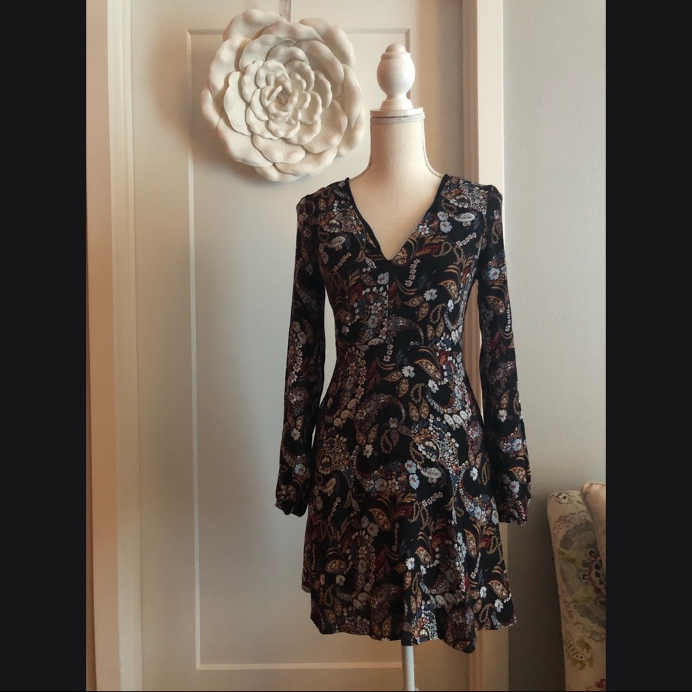 Wayf Floral Skater Dress